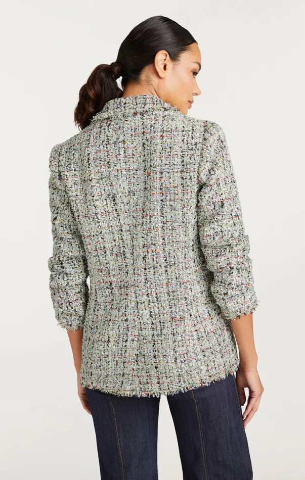 Women Blazers Cinq Sept Anya Boucle Khloe Blazer Patina Multi