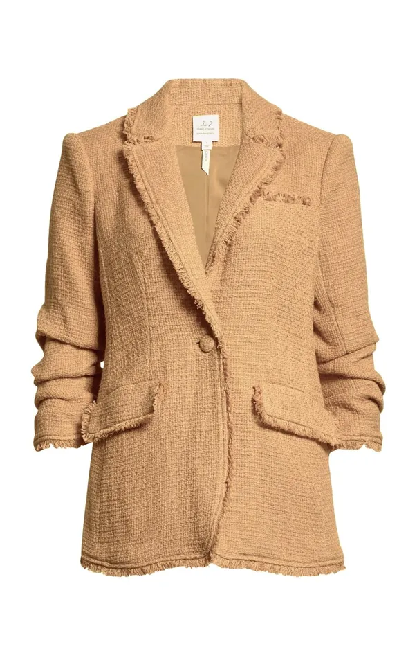 Women Blazers Cinq Sept Boucle Khloe Blazer Sahara