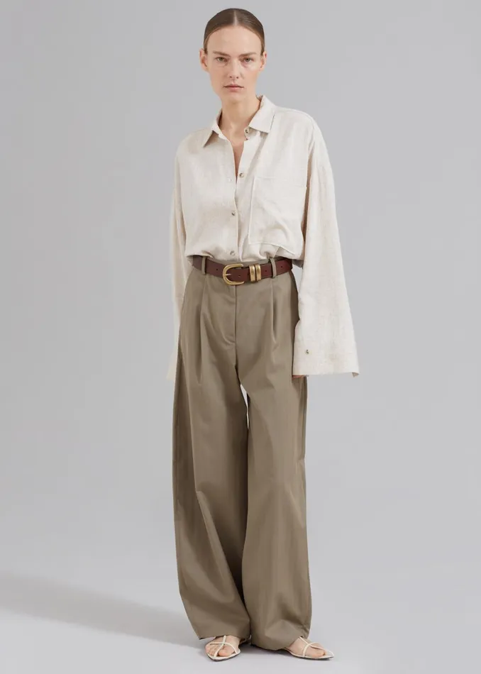 Women By Malene Birger Zoira Belt 8211 Dark Brown The Frankie Shop