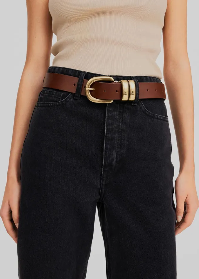 Women By Malene Birger Zoira Belt 8211 Dark Brown The Frankie Shop