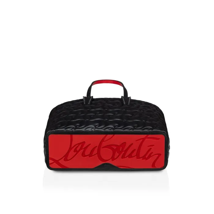 Women Cabata Small Tote Bag 8211 Nappa Leather 8211 Black Christian Louboutin Shoulder Bags