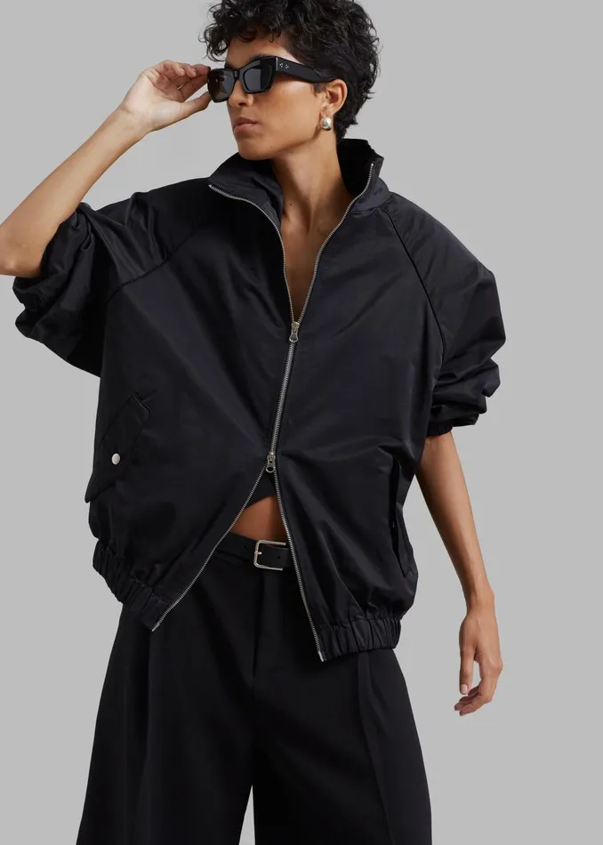 Women Carlisle Light Jacket 8211 Black The Frankie Shop Outerwear