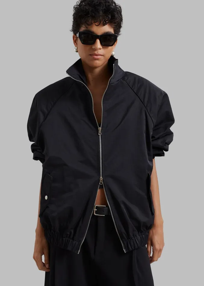 Women Carlisle Light Jacket 8211 Black The Frankie Shop Outerwear
