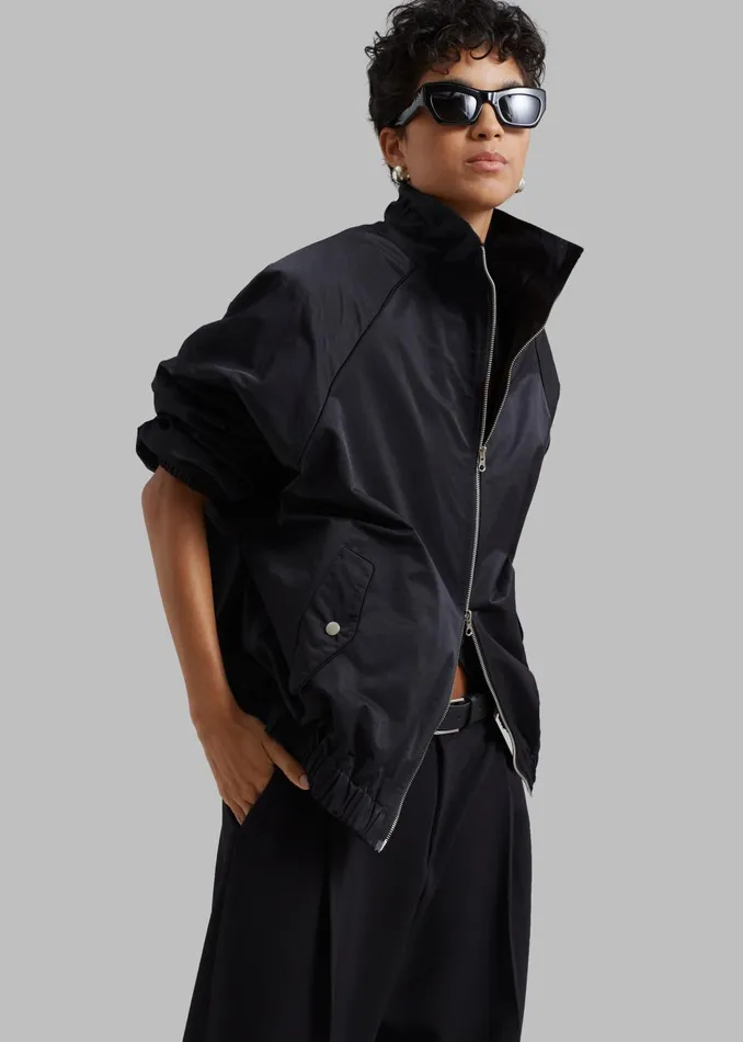 Women Carlisle Light Jacket 8211 Black The Frankie Shop Outerwear