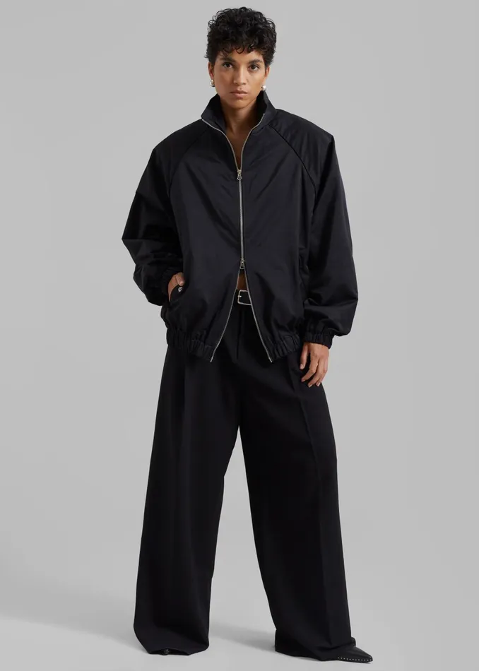 Women Carlisle Light Jacket 8211 Black The Frankie Shop Outerwear