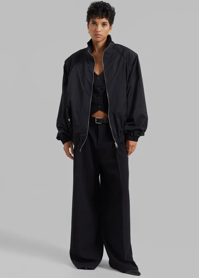 Women Carlisle Light Jacket 8211 Black The Frankie Shop Outerwear