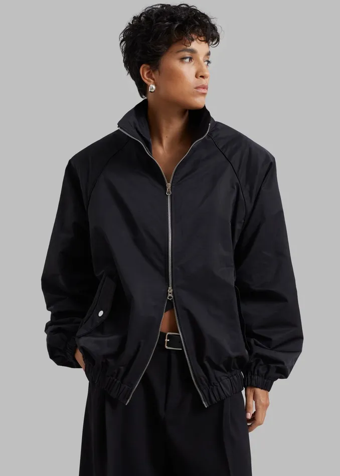 Women Carlisle Light Jacket 8211 Black The Frankie Shop Outerwear