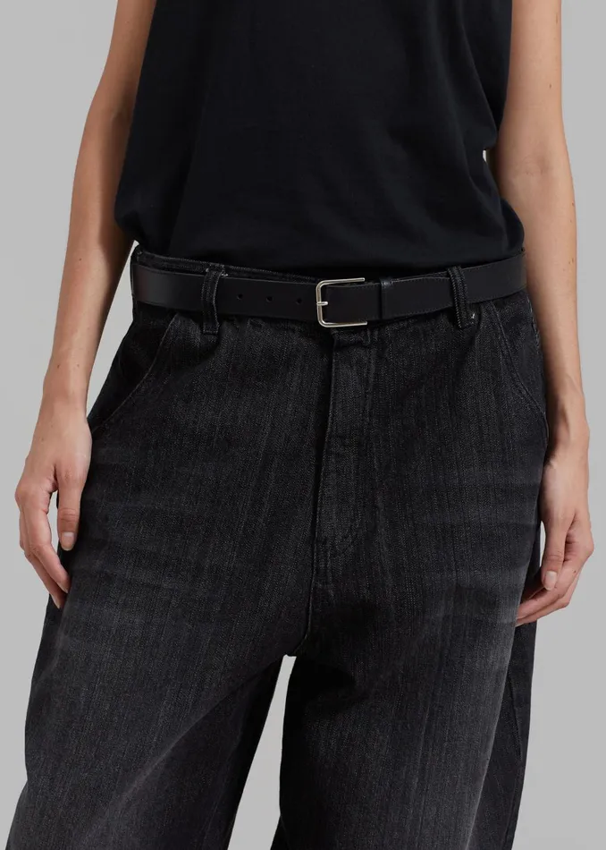 Women Charleston Oversized Jeans 8211 Grey The Frankie Shop Bottoms