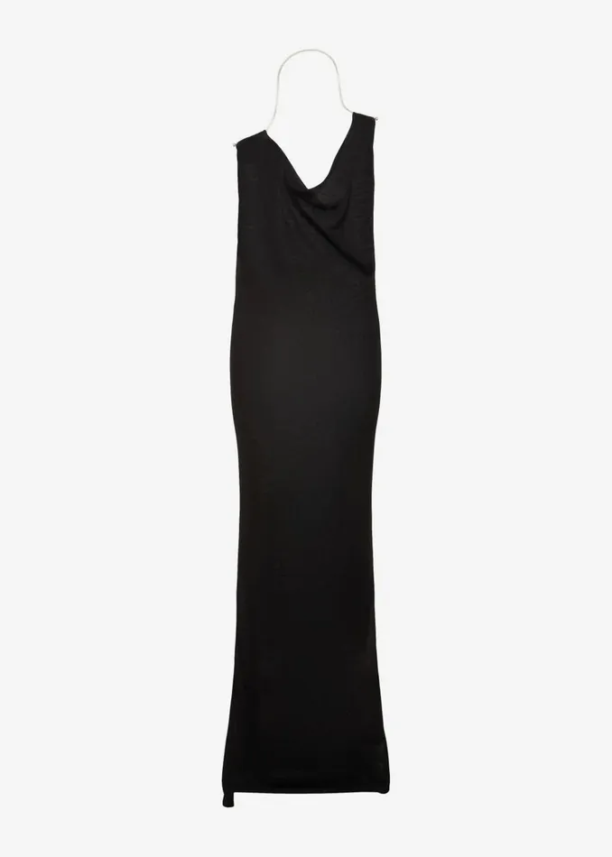 Women Christopher Esber Petra Knit Necklace Dress 8211 Black The Frankie Shop Dresses