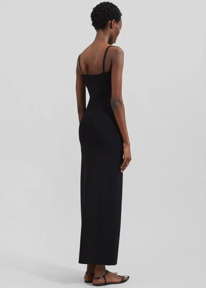 Women Christopher Esber Salacia Wire Column Dress 8211 Black The Frankie Shop Dresses