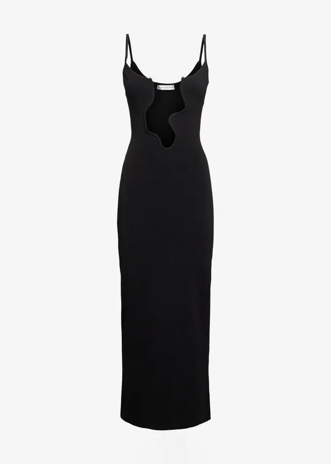 Women Christopher Esber Salacia Wire Column Dress 8211 Black The Frankie Shop Dresses
