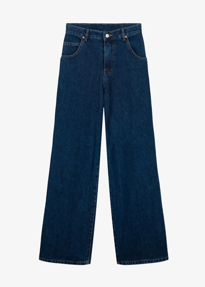 Women Clemmie Jeans 8211 Dark Indigo The Frankie Shop Bottoms