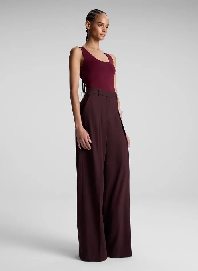 Women Cleo Compact Knit Top Mulberry ALC Tops