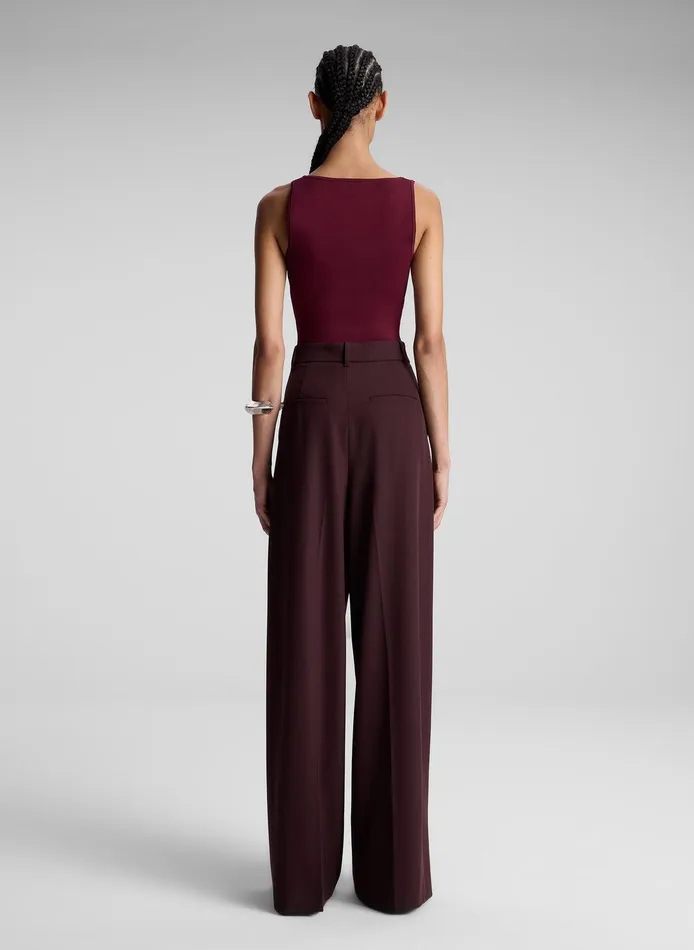 Women Cleo Compact Knit Top Mulberry ALC Tops