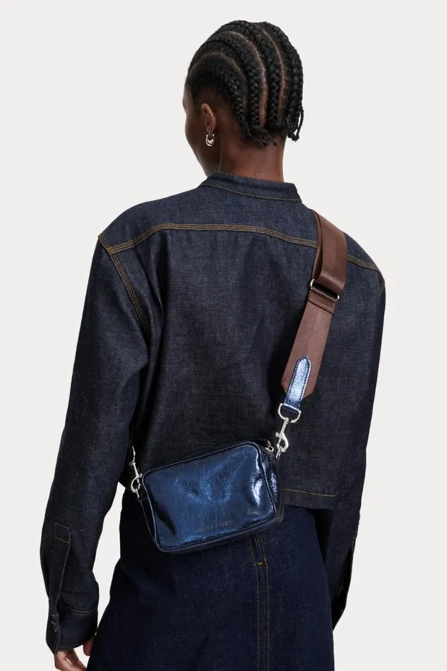 Women Clutches Handbags Crossbody Rachel Comey Cowell Crossbody Dark Indigo