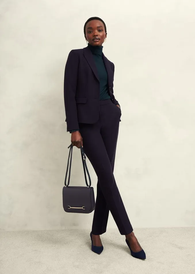 Women Coats and Jackets Hobbs Aly Jacket Navy