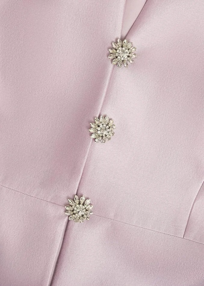 Women Coats and Jackets Hobbs Rhea Wool Silk Coat Soft Petal Pink