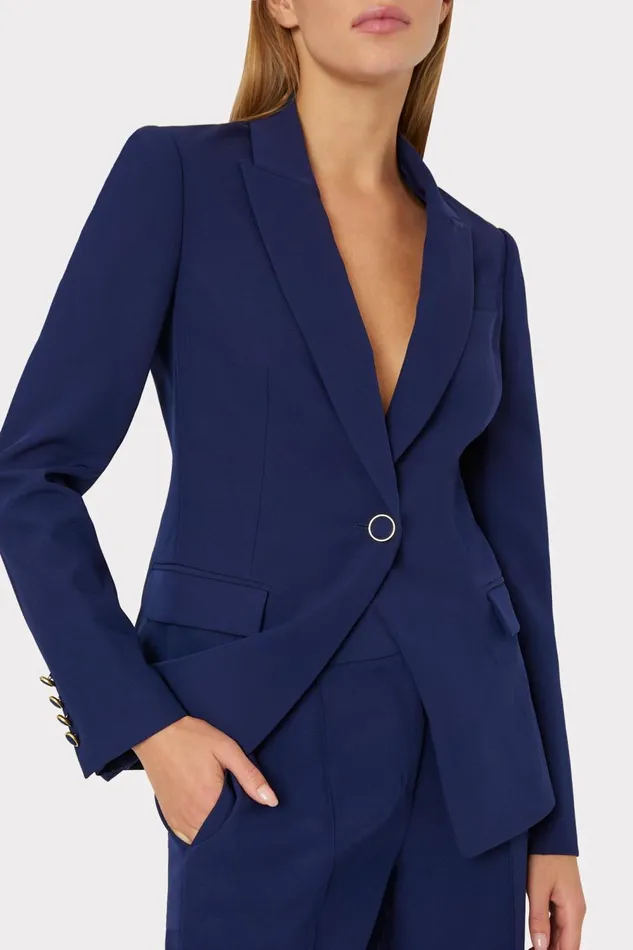 Women Coats and Jackets Milly Avery Cady Blazer Navy