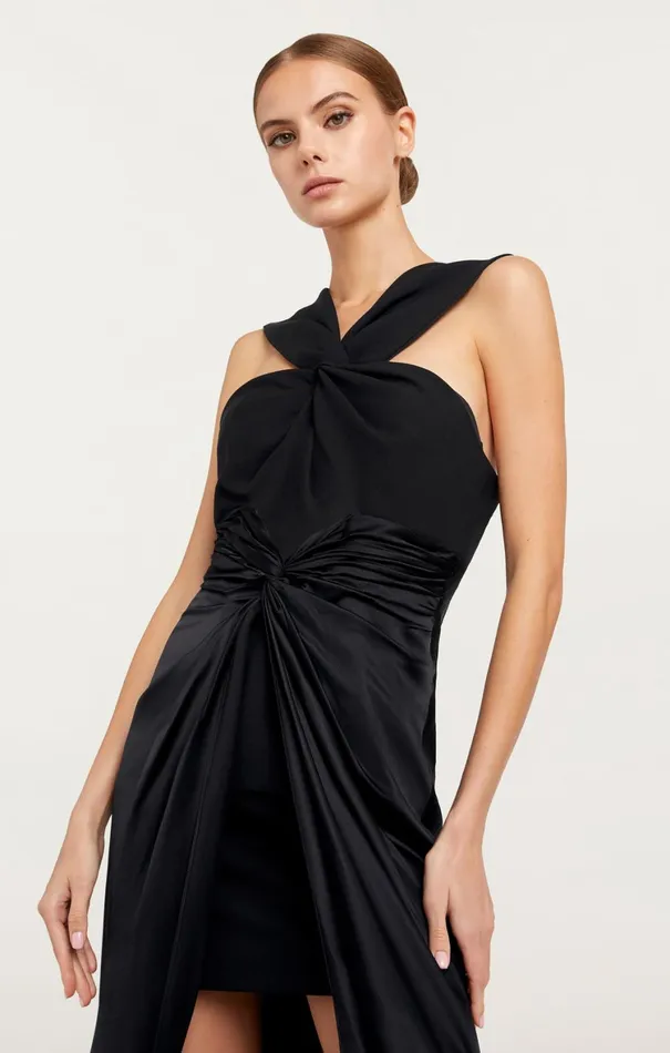 Women Cocktail and Evening Cinq Sept Dorrit Gown Black