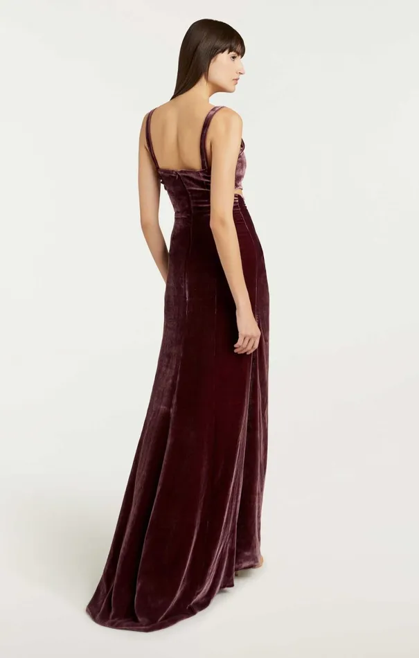Women Cocktail and Evening Cinq Sept Genevive Gown Calla Lily