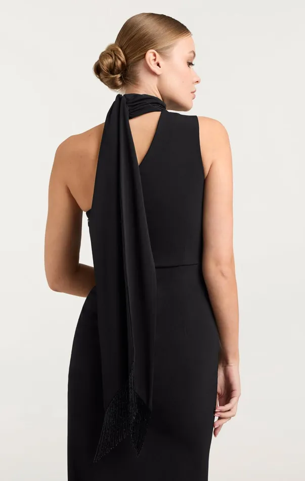 Women Cocktail and Evening Cinq Sept Mia Gown Black