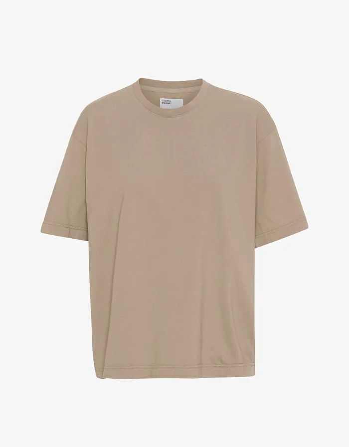 Women Colorfulstandard Oversized Organic TShirt 8211 Oyster Grey TShirts