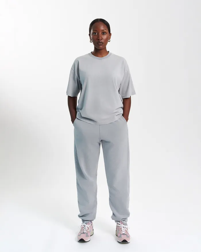 Women Colorfulstandard Oversized Organic TShirt 8211 Oyster Grey TShirts
