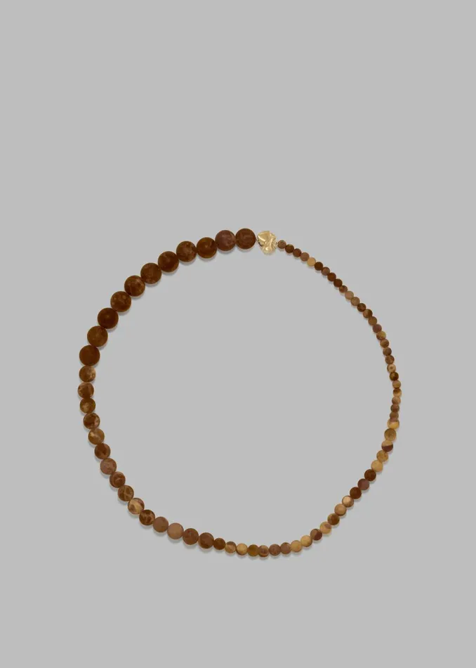 Women Completedworks Necklace Tiger039s Eye 8211 Gold The Frankie Shop