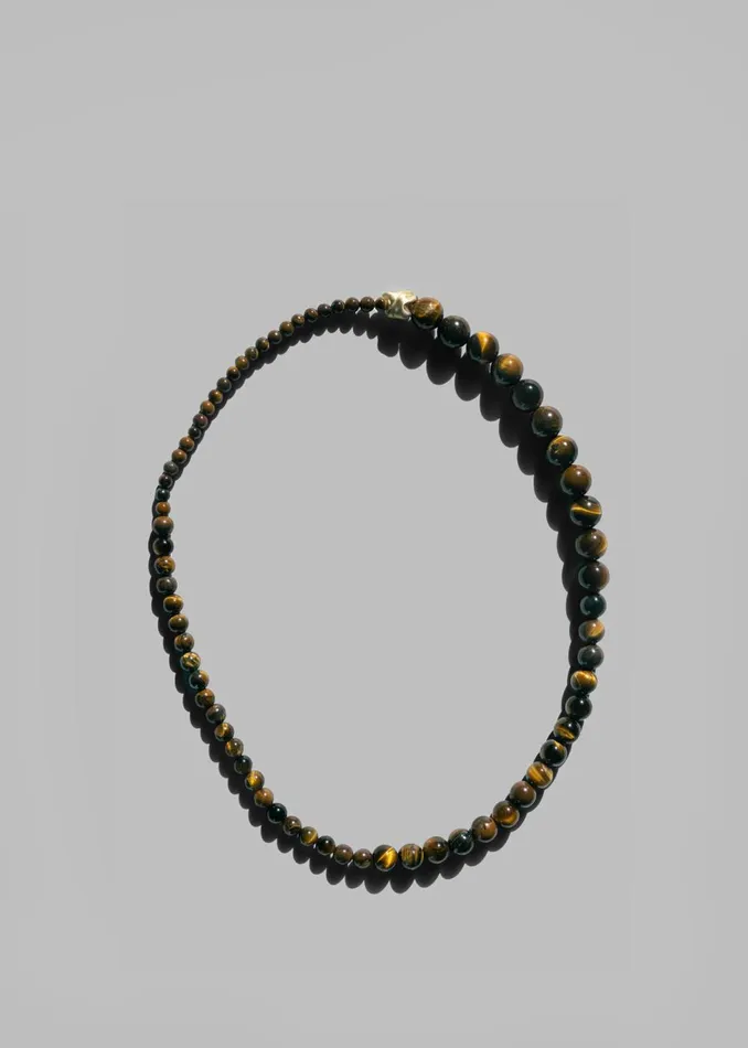 Women Completedworks Necklace Tiger039s Eye 8211 Gold The Frankie Shop