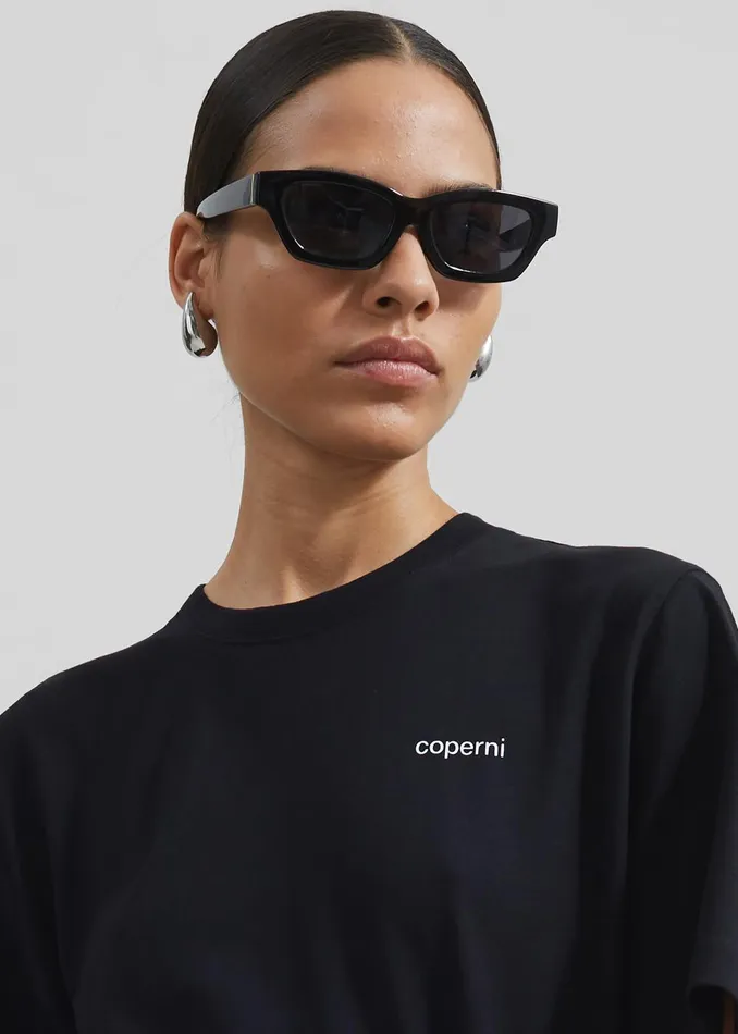 Women Coperni TShirt Bodysuit 8211 Black The Frankie Shop Tops