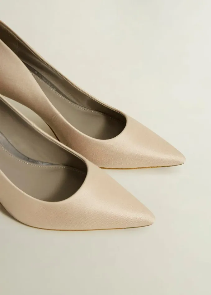Women Court Shoes Hobbs Leila Wool Silk Court Shoes Oyster