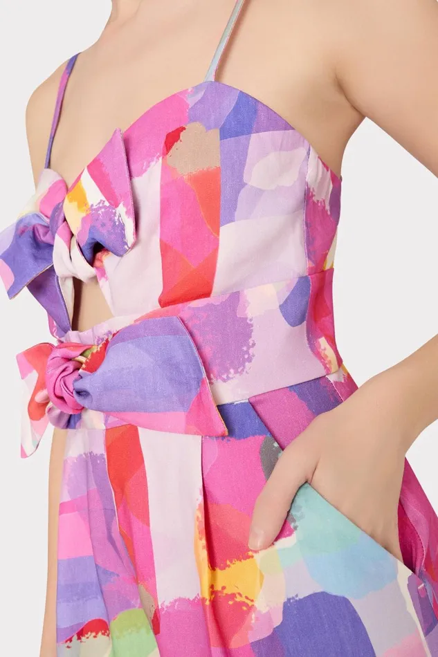Women CoverUps Milly Anya Rainbow Waterfall Romper Multi Women CoverUps Milly Anya Rainbow Waterfall Romper Multi