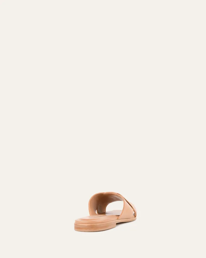 Women Cyra flat sandals toffee leather FLAT SANDALS jomercer Women Cyra flat sandals toffee leather FLAT SANDALS jomercer