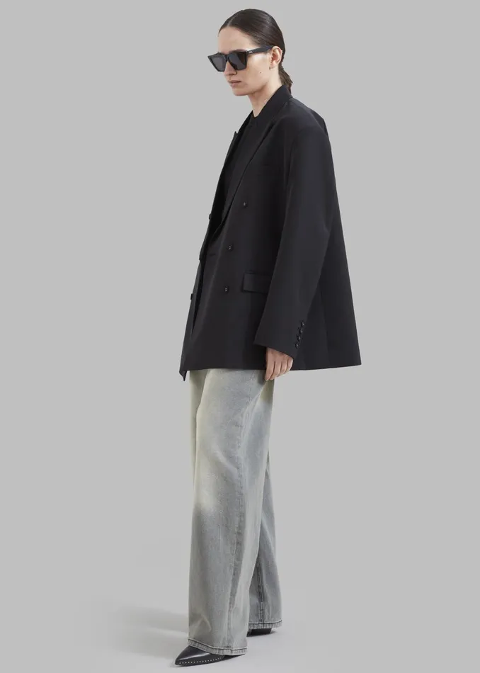 Women Demi Blazer 8211 Black The Frankie Shop Outerwear