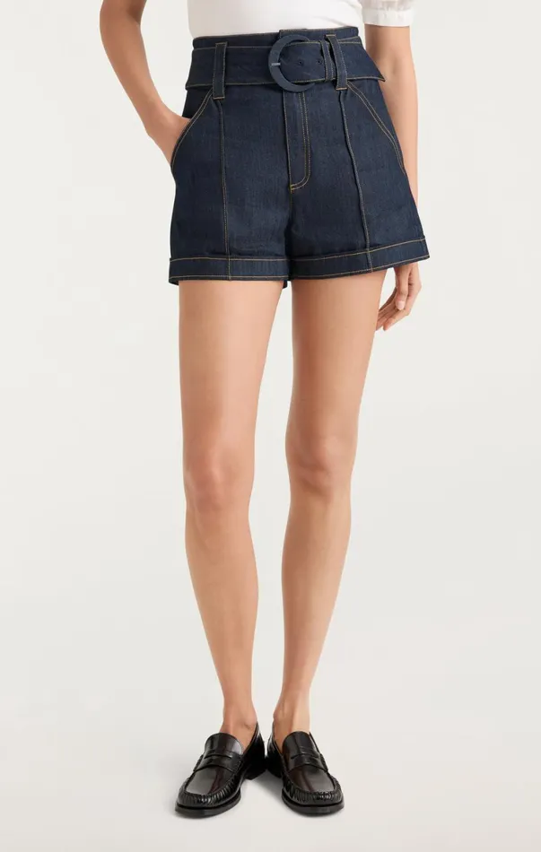 Women Denim Cinq Sept Denim Aldi Short Indigo