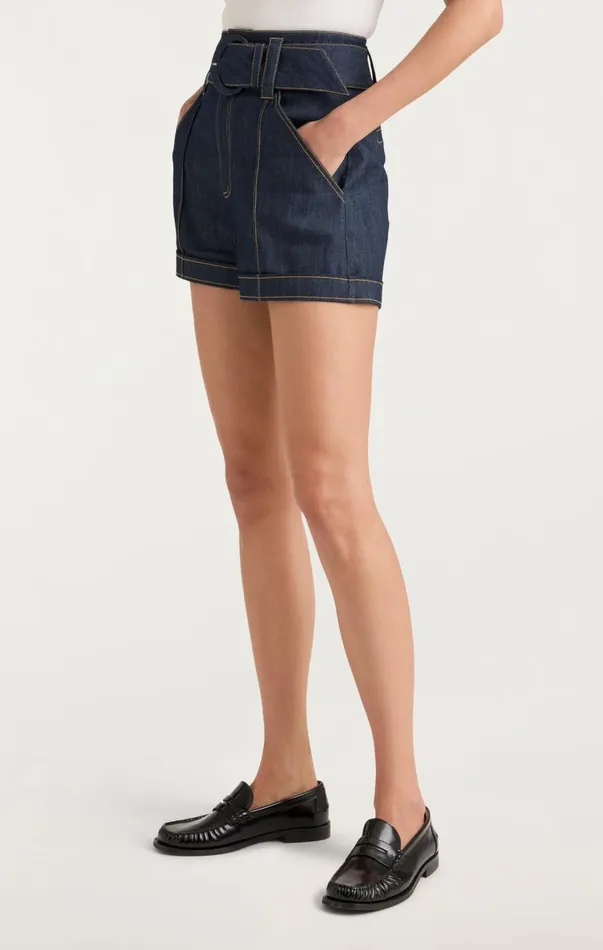 Women Denim Cinq Sept Denim Aldi Short Indigo