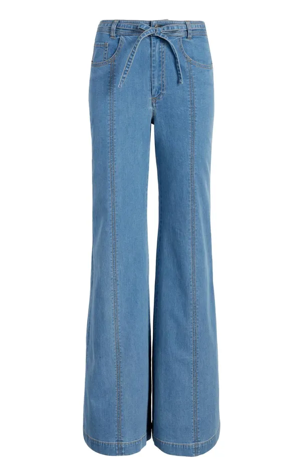 Women Denim Cinq Sept Tansy Pant Light Wash