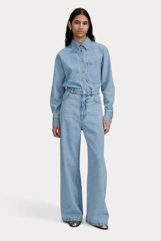 Women Denim Shop Rachel Comey Ayo Pant Celeste Women Denim Shop Rachel Comey Ayo Pant Celeste