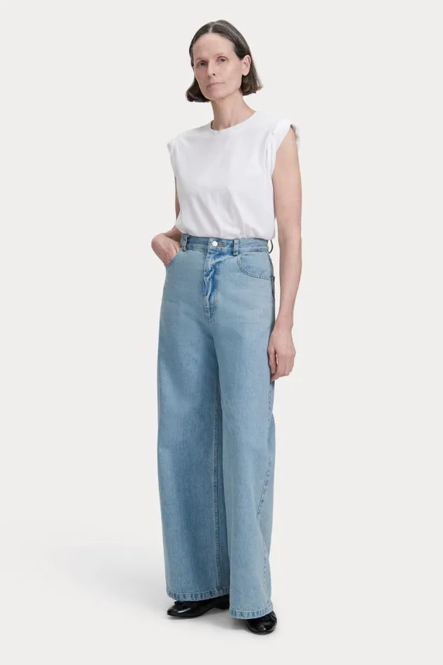 Women Denim Shop Rachel Comey Ayo Pant Celeste Women Denim Shop Rachel Comey Ayo Pant Celeste
