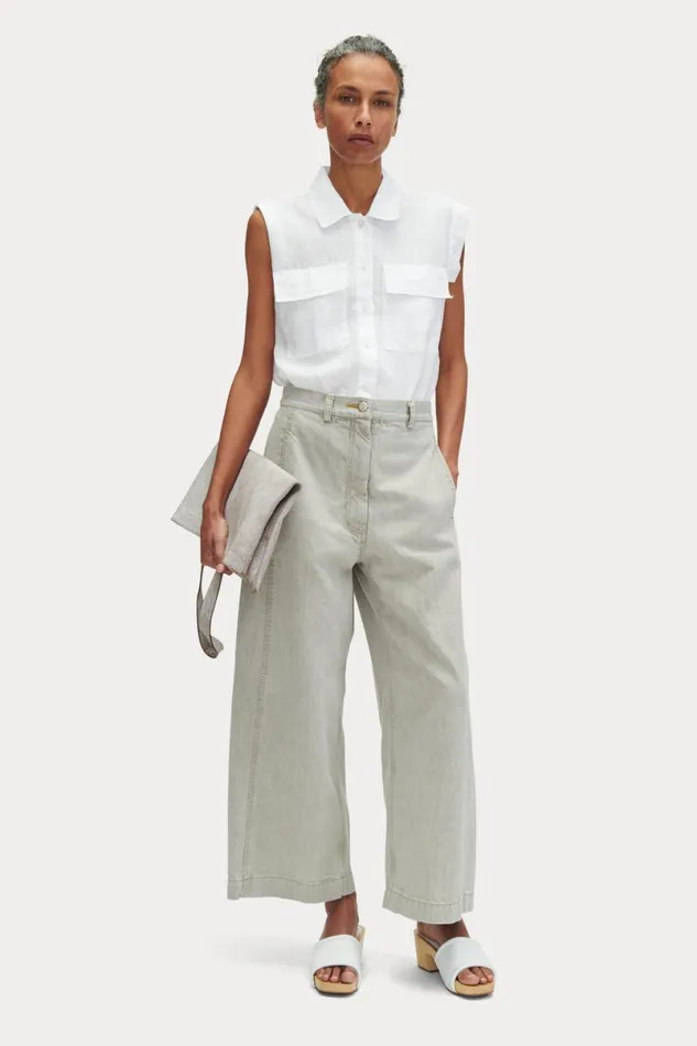 Women Denim Shop Rachel Comey Garra Pant Khaki Wash Women Denim Shop Rachel Comey Garra Pant Khaki Wash
