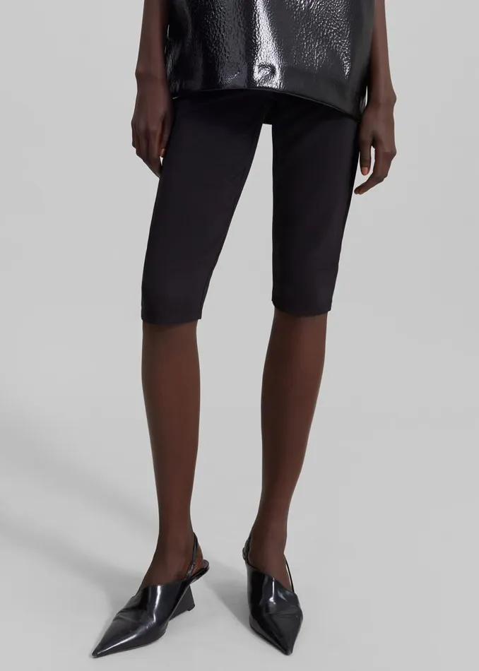 Women Desara Capri Leggings 8211 Black The Frankie Shop Bottoms