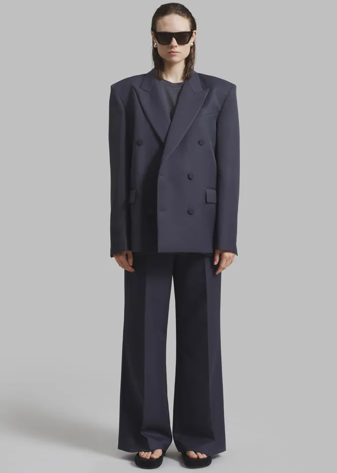 Women Dixie Trousers 8211 Charcoal The Frankie Shop Bottoms