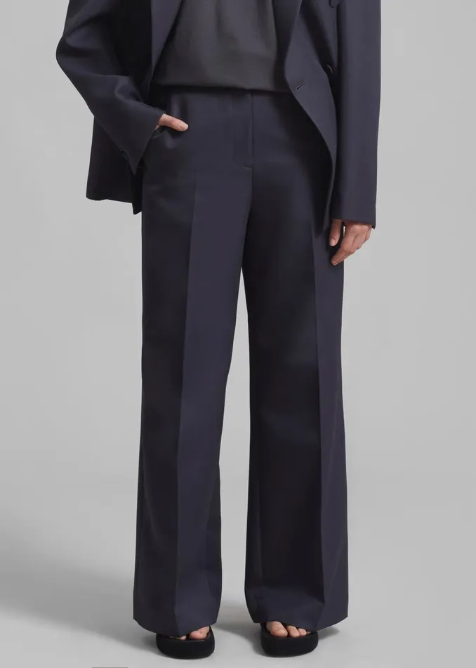 Women Dixie Trousers 8211 Charcoal The Frankie Shop Bottoms