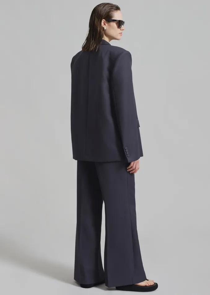 Women Dixie Trousers 8211 Charcoal The Frankie Shop Bottoms