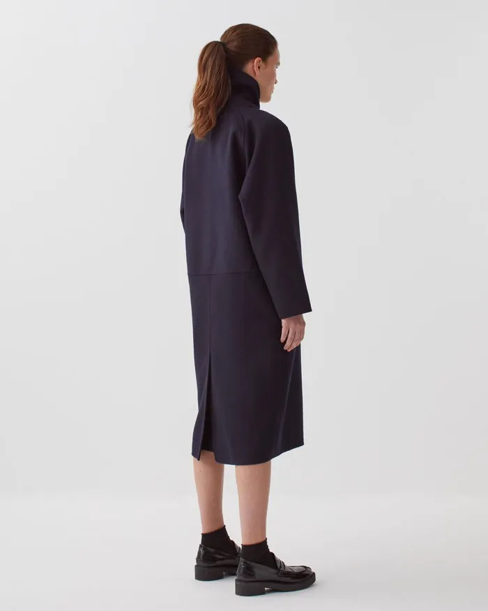 Women DoubleSided Long Coat Night Sky Comptoir Des Cotonniers Coats and Jackets Women DoubleSided Long Coat Night Sky Comptoir Des Cotonniers Coats and Jackets