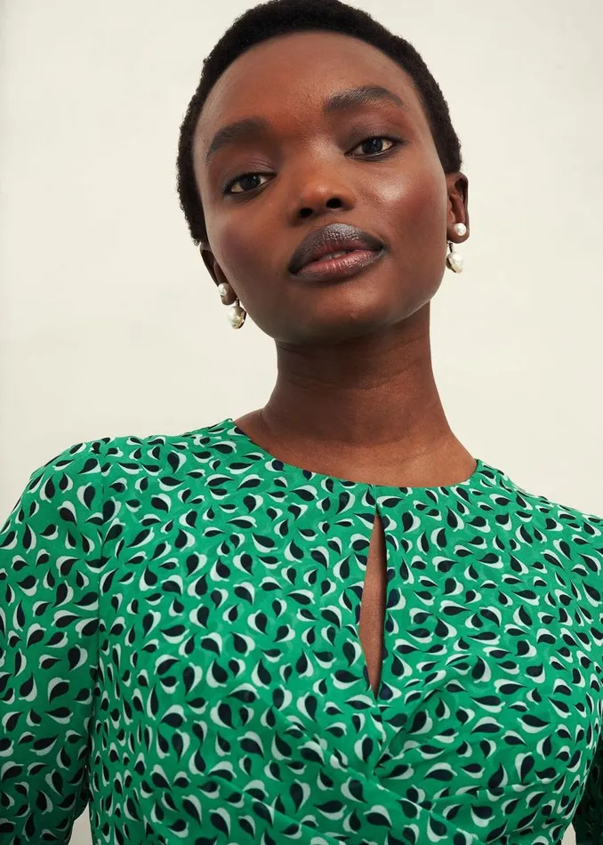 Women Dresses and Jumpsuits Hobbs Bridget Dress Green Multi