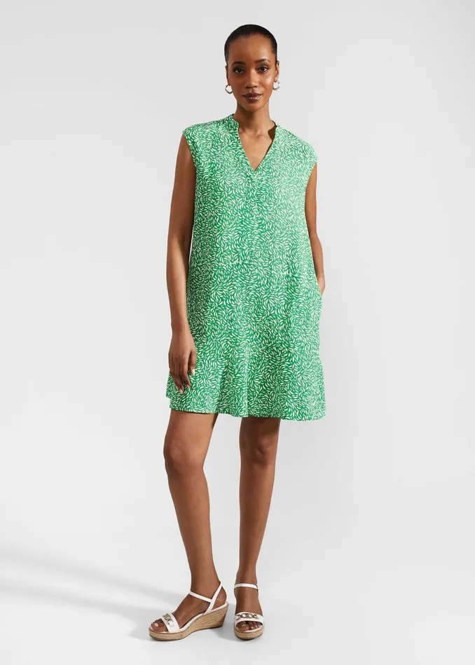 Women Dresses and Jumpsuits Hobbs Janey Dress Green Cream