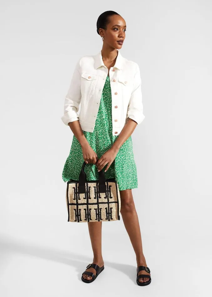 Women Dresses and Jumpsuits Hobbs Janey Dress Green Cream