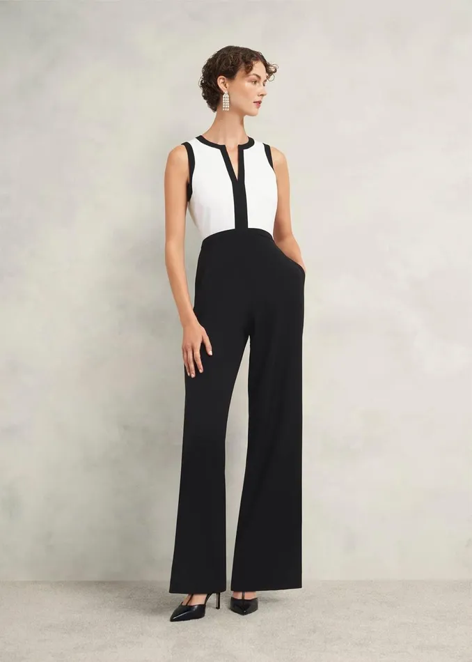 Women Dresses and Jumpsuits Hobbs Mannington Jumpsuit Black Ivory