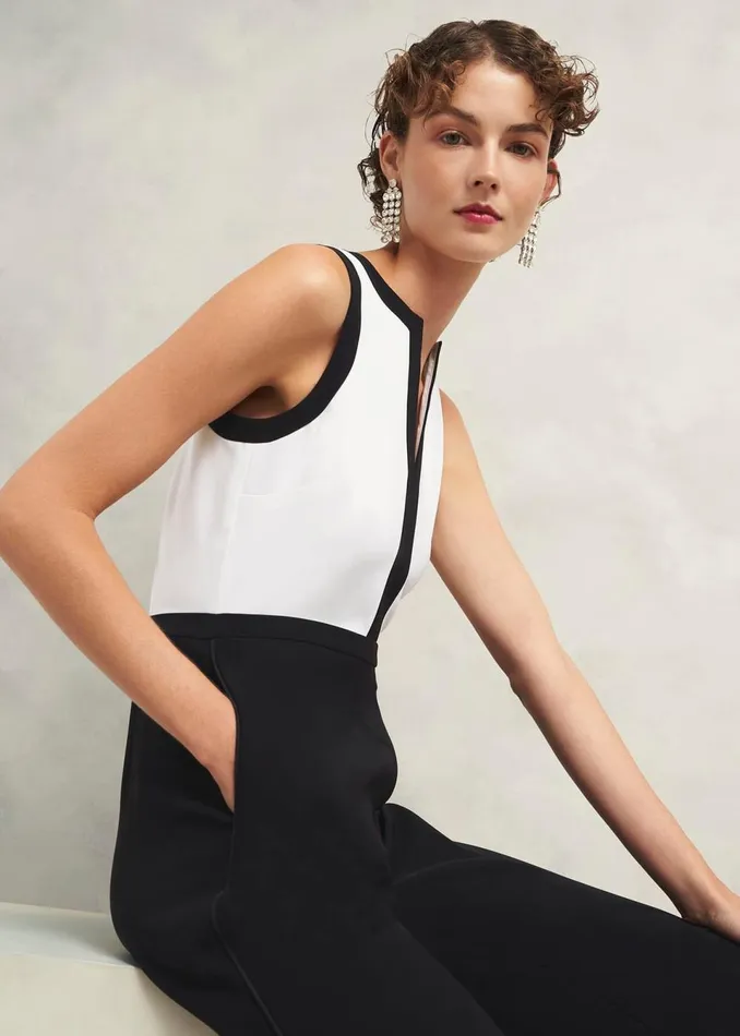 Women Dresses and Jumpsuits Hobbs Mannington Jumpsuit Black Ivory